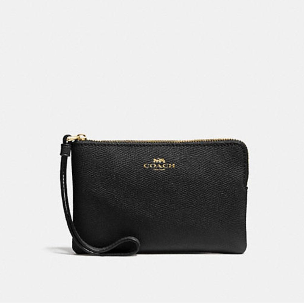 Coach Black Wristlet